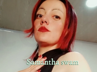 Samantha_swam