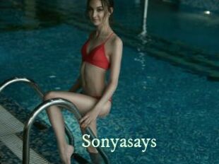 Sonyasays